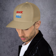 Cappellino Ricamato Unisex Da Baseball Regolabile – Design Rock and Roll-Biiply