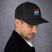 Cappellino Ricamato Unisex Da Baseball Regolabile – Design Rock and Roll-Biiply