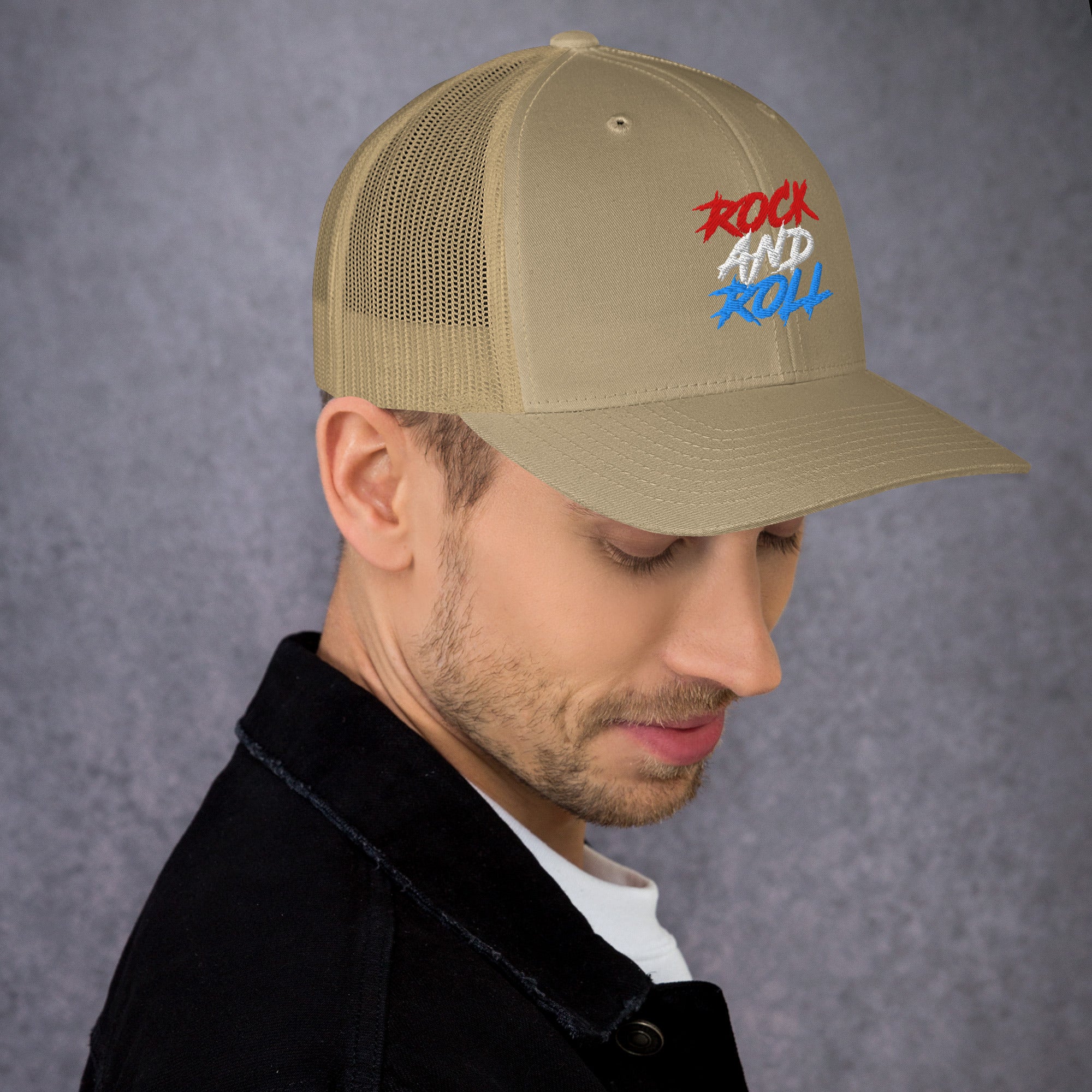 Cappellino Ricamato Unisex Da Baseball Regolabile – Design Rock and Roll-Biiply