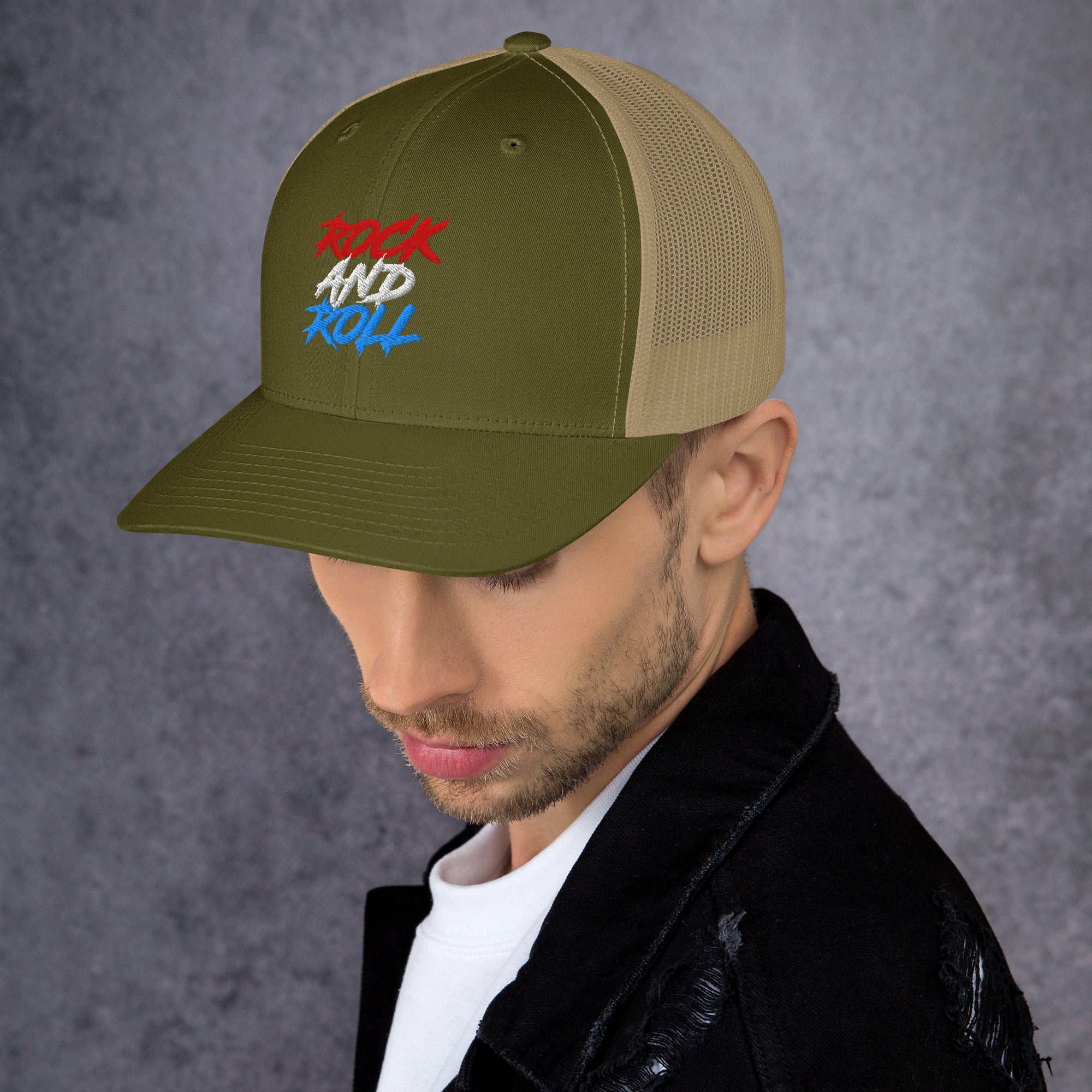 Cappellino Ricamato Unisex Da Baseball Regolabile – Design Rock and Roll-Biiply