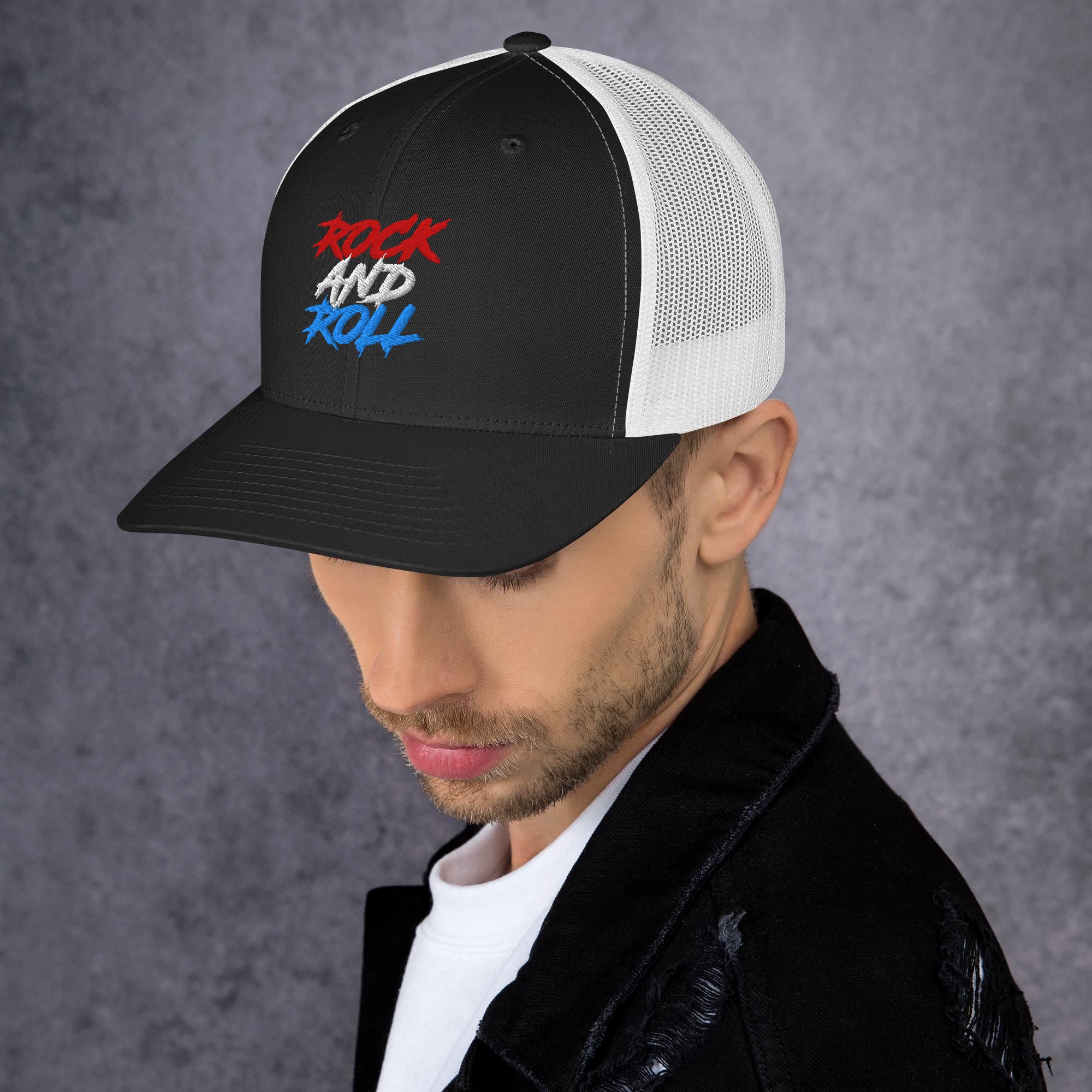 Cappellino Ricamato Unisex Da Baseball Regolabile – Design Rock and Roll-Biiply