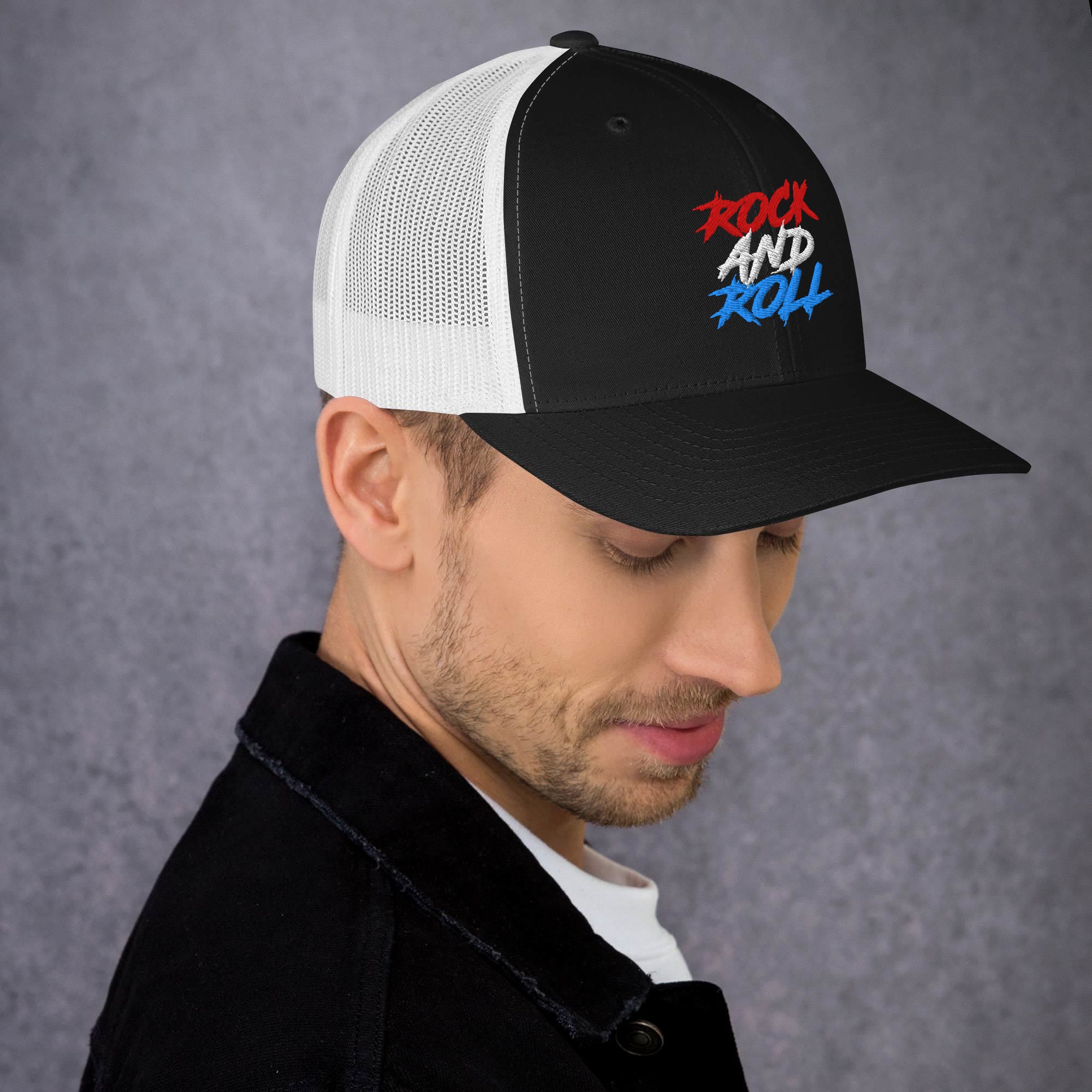 Cappellino Ricamato Unisex Da Baseball Regolabile – Design Rock and Roll-Biiply
