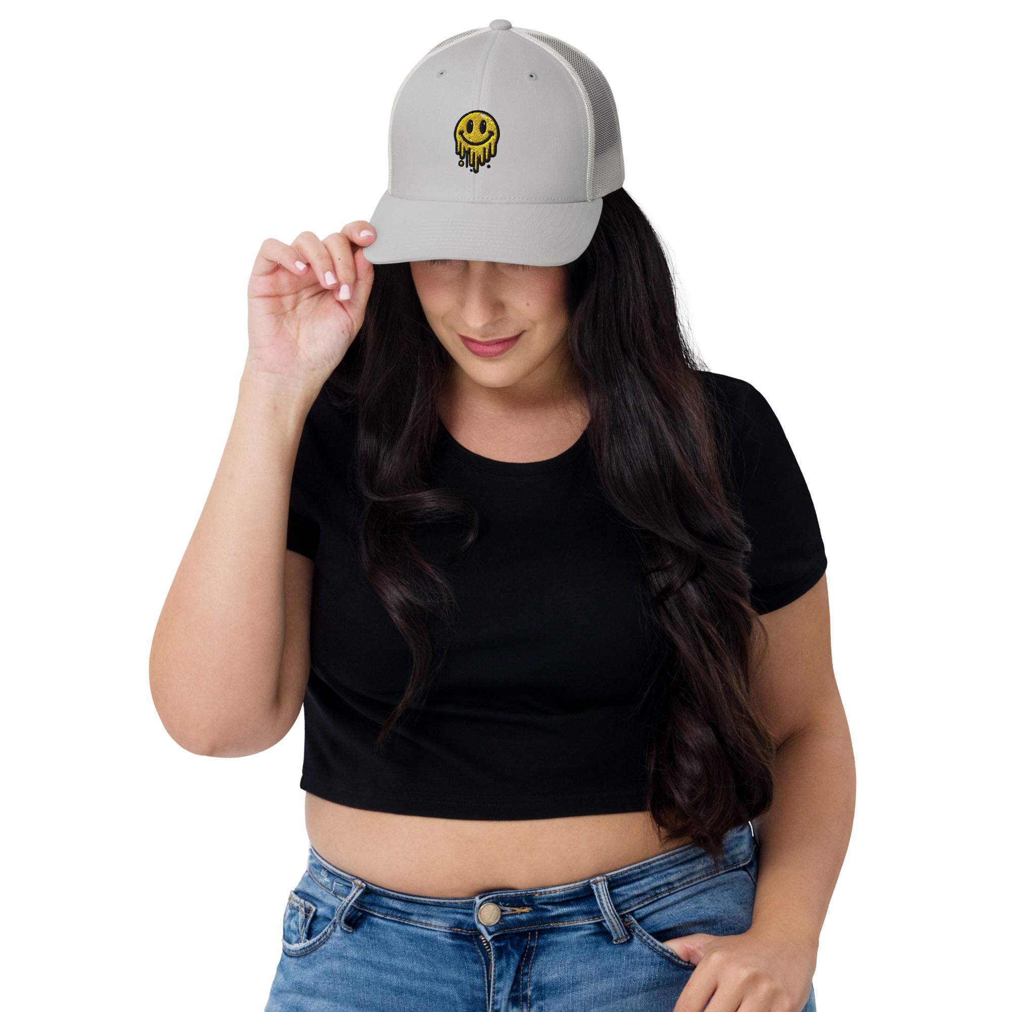 Cappellino Ricamato Unisex Da Baseball Regolabile – Design Smile-Biiply