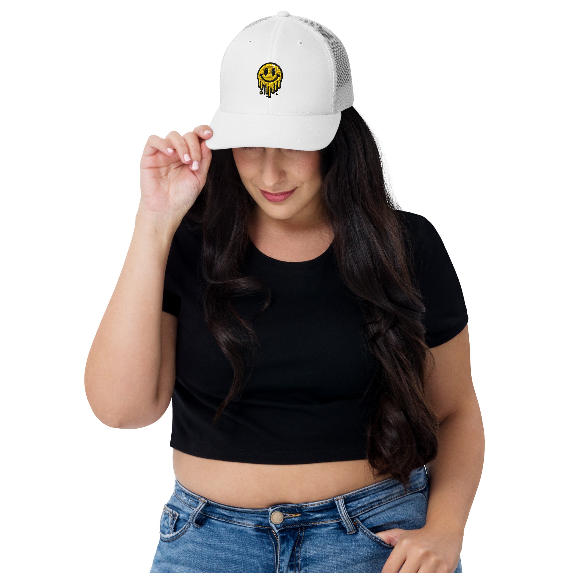 Cappellino Ricamato Unisex Da Baseball Regolabile – Design Smile-Biiply