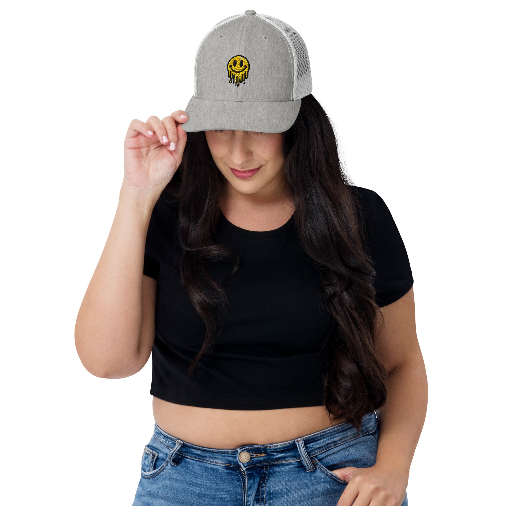 Cappellino Ricamato Unisex Da Baseball Regolabile – Design Smile-Biiply
