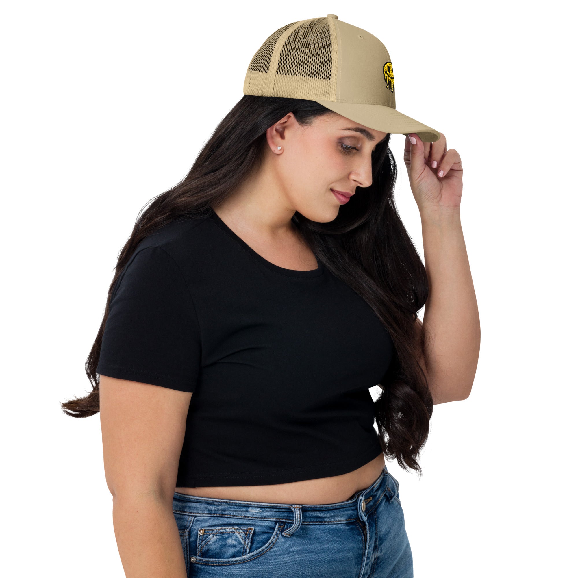 Cappellino Ricamato Unisex Da Baseball Regolabile – Design Smile-Biiply