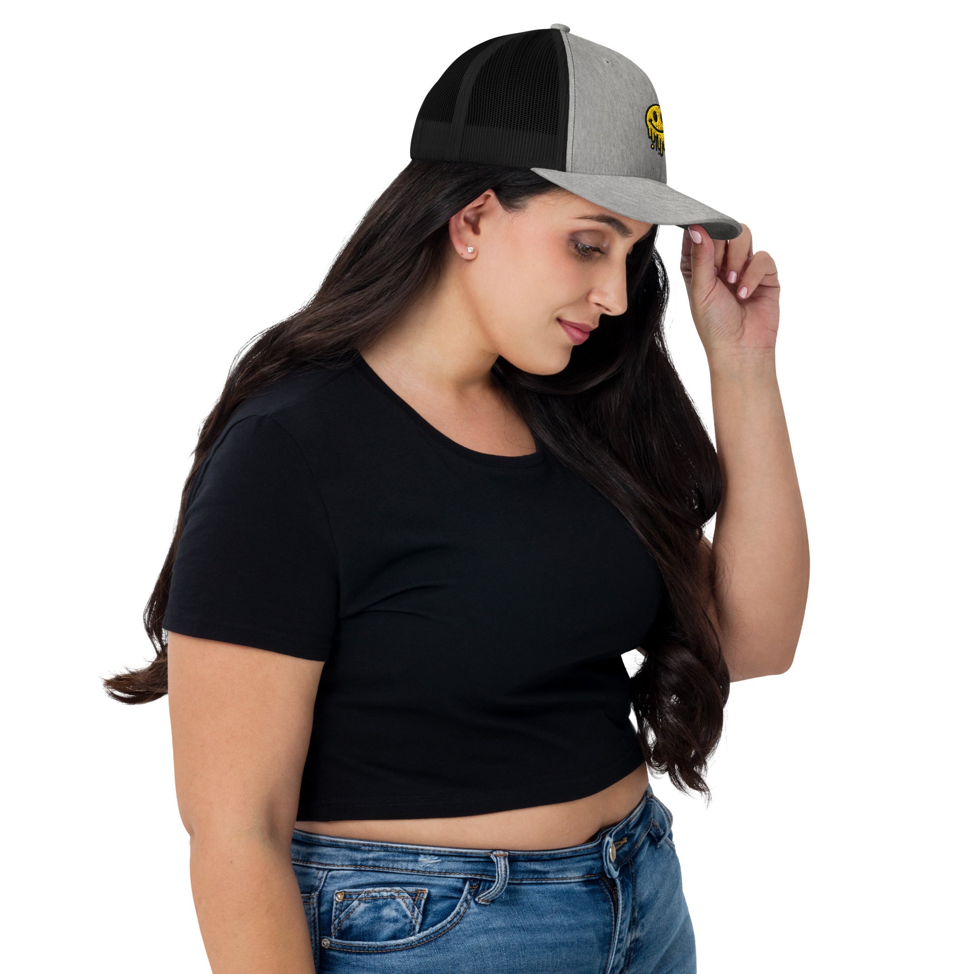 Cappellino Ricamato Unisex Da Baseball Regolabile – Design Smile-Biiply