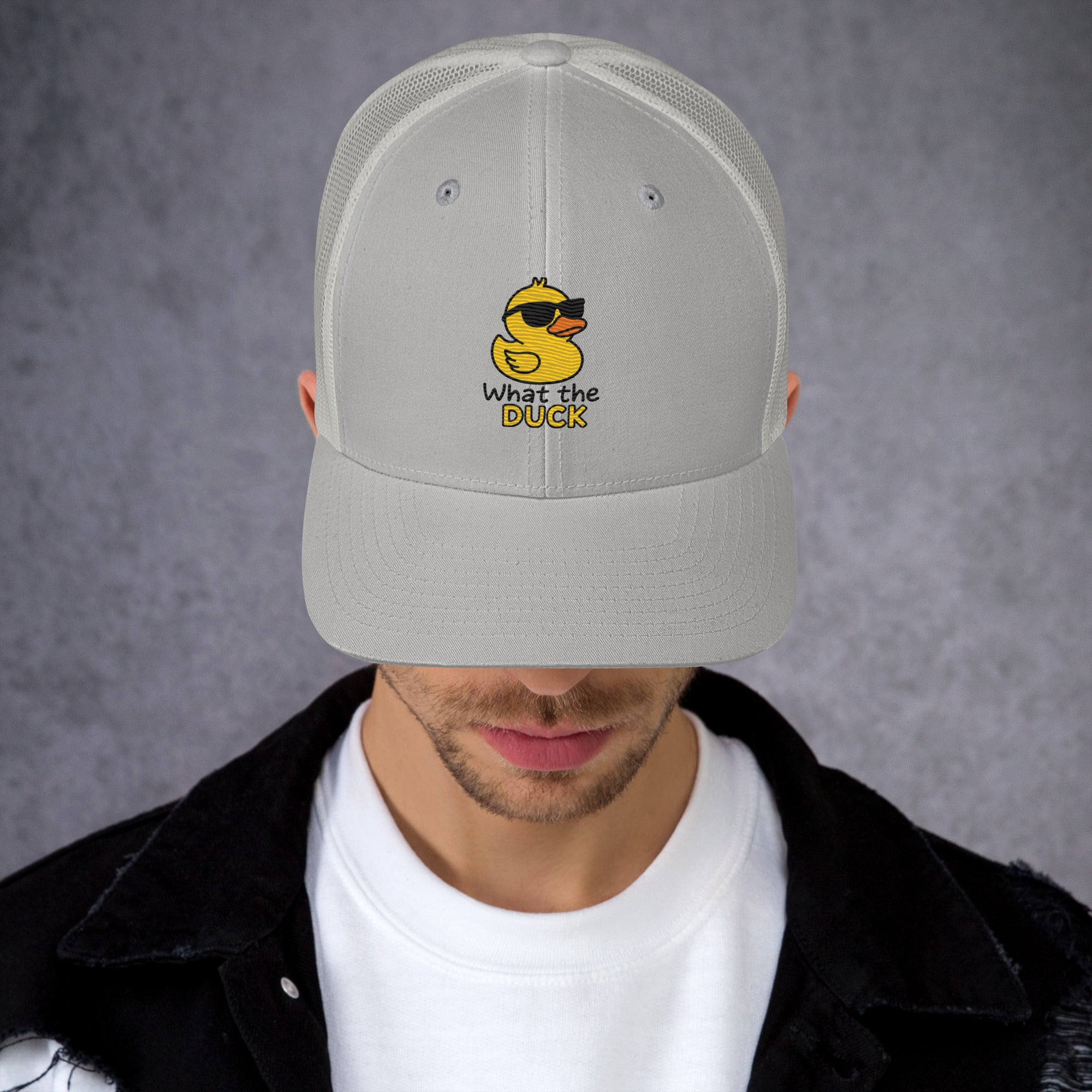 Cappellino Ricamato Unisex Da Baseball Regolabile – Design What The DUCK-Biiply