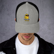 Cappellino Ricamato Unisex Da Baseball Regolabile – Design What The DUCK-Biiply