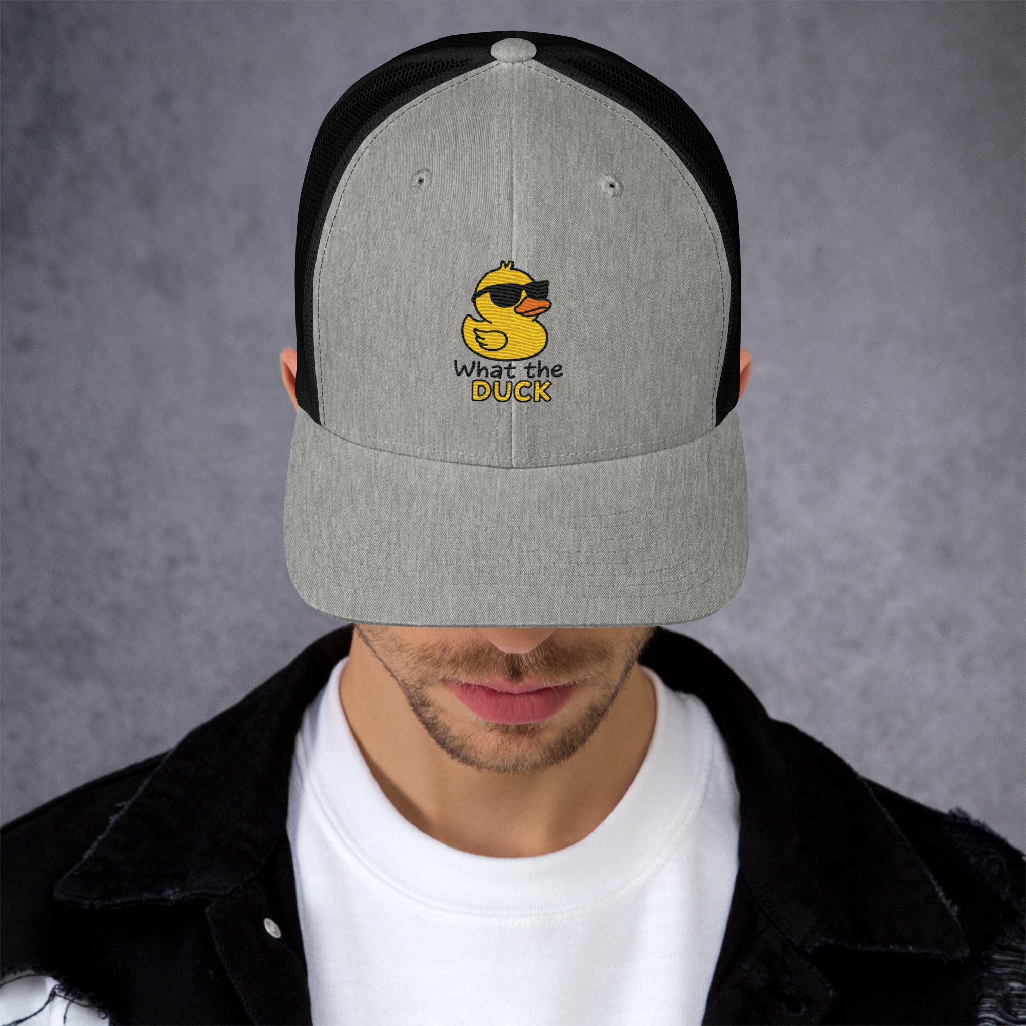 Cappellino Ricamato Unisex Da Baseball Regolabile – Design What The DUCK-Biiply