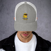 Cappellino Ricamato Unisex Da Baseball Regolabile – Design What The DUCK-Biiply