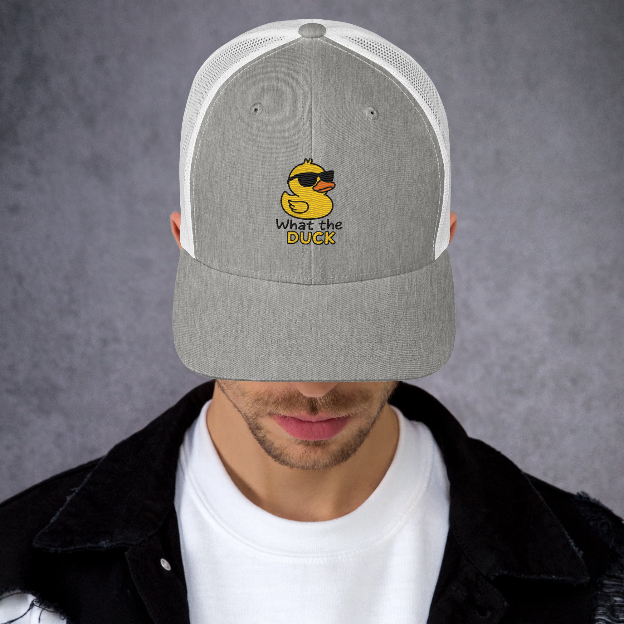Cappellino Ricamato Unisex Da Baseball Regolabile – Design What The DUCK-Biiply