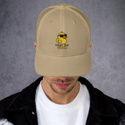 Cappellino Ricamato Unisex Da Baseball Regolabile – Design What The DUCK-Biiply