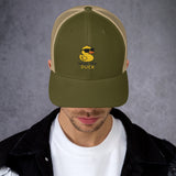 Cappellino Ricamato Unisex Da Baseball Regolabile – Design What The DUCK
