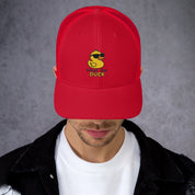Cappellino Ricamato Unisex Da Baseball Regolabile – Design What The DUCK-Biiply
