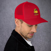 Cappellino Ricamato Unisex Da Baseball Regolabile – Design What The DUCK-Biiply