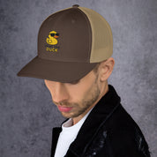 Cappellino Ricamato Unisex Da Baseball Regolabile – Design What The DUCK-Biiply