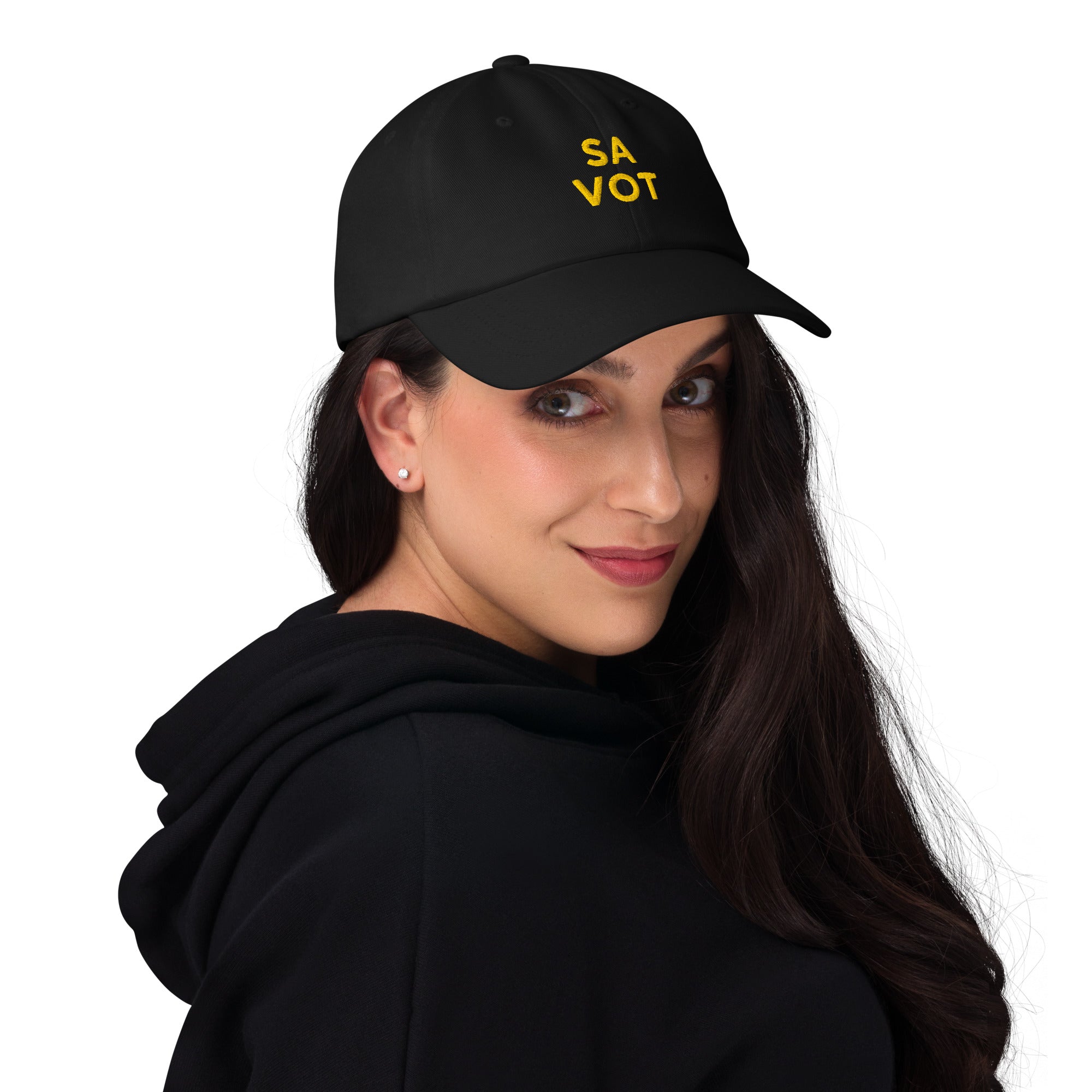 Cappellino Ricamato Unisex Effetto Rilievo 3D Da Baseball Regolabile – Design Sa Vot-Biiply