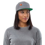 Cappellino Ricamato Unisex Snapback Regolabile – Design Bitcoin Fuck Banks-Biiply