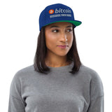 Cappellino Ricamato Unisex Snapback Regolabile – Design Bitcoin Fuck Banks