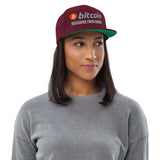 Cappellino Ricamato Unisex Snapback Regolabile – Design Bitcoin Fuck Banks