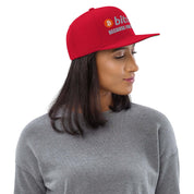 Cappellino Ricamato Unisex Snapback Regolabile – Design Bitcoin Fuck Banks-Biiply