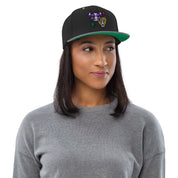 Cappellino Ricamato Unisex Snapback Regolabile – Design Bull & Bear-Biiply