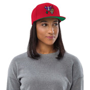 Cappellino Ricamato Unisex Snapback Regolabile – Design Bull & Bear-Biiply