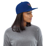 Cappellino Ricamato Unisex Snapback Regolabile – Design Bull & Bear-Biiply