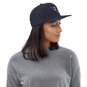 Cappellino Ricamato Unisex Snapback Regolabile – Design Bull & Bear-Biiply