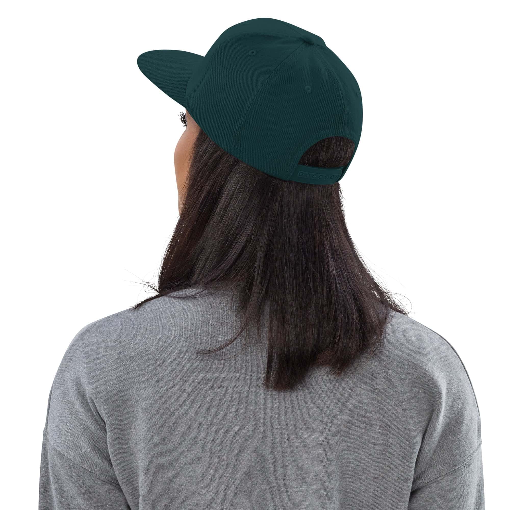 Cappellino Ricamato Unisex Snapback Regolabile – Design Bull & Bear-Biiply