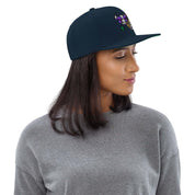 Cappellino Ricamato Unisex Snapback Regolabile – Design Bull & Bear-Biiply