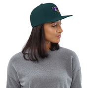 Cappellino Ricamato Unisex Snapback Regolabile – Design Bull & Bear-Biiply