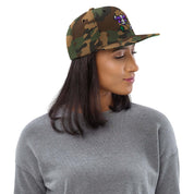 Cappellino Ricamato Unisex Snapback Regolabile – Design Bull & Bear-Biiply