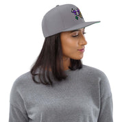 Cappellino Ricamato Unisex Snapback Regolabile – Design Bull & Bear-Biiply