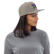 Cappellino Ricamato Unisex Snapback Regolabile – Design Bull & Bear-Biiply
