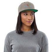 Cappellino Ricamato Unisex Snapback Regolabile – Design Buy The Dip-Biiply