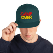 Cappellino Ricamato Unisex Snapback Regolabile – Design Game Over-Biiply
