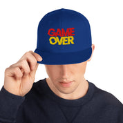 Cappellino Ricamato Unisex Snapback Regolabile – Design Game Over-Biiply