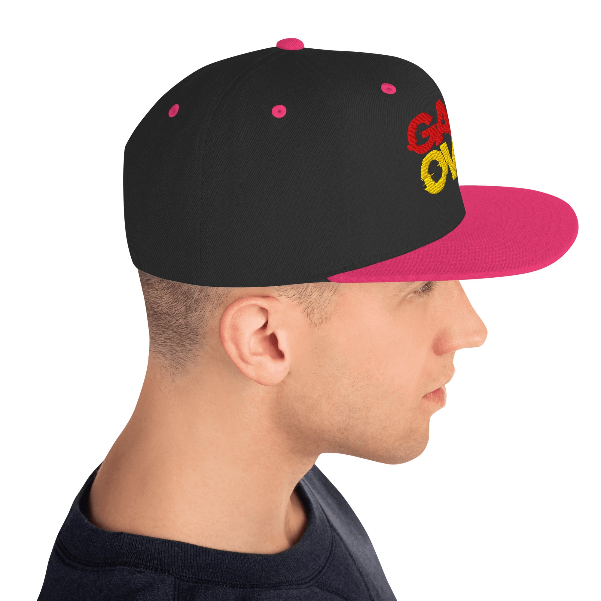 Cappellino Ricamato Unisex Snapback Regolabile – Design Game Over-Biiply