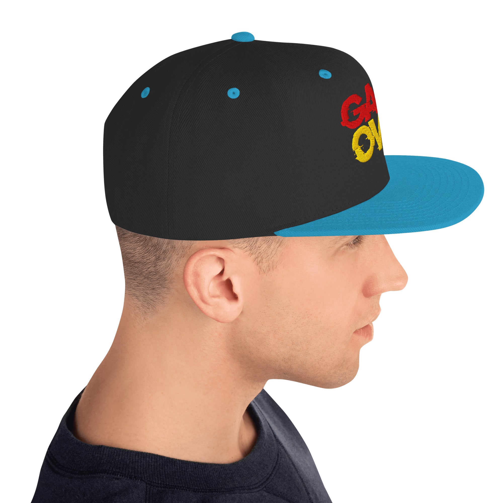 Cappellino Ricamato Unisex Snapback Regolabile – Design Game Over-Biiply