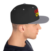 Cappellino Ricamato Unisex Snapback Regolabile – Design Game Over-Biiply