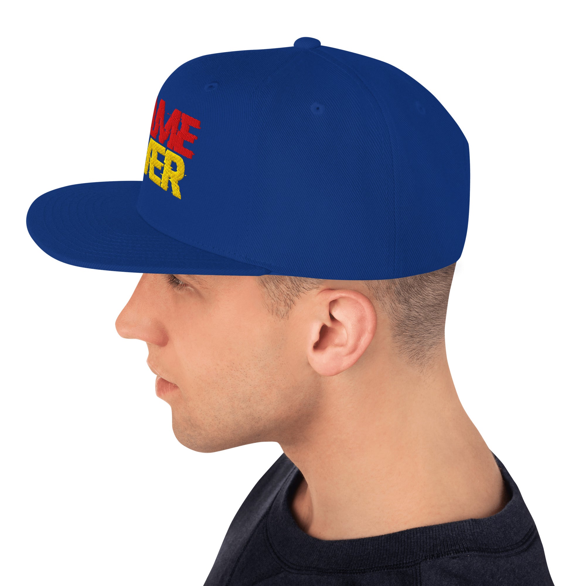 Cappellino Ricamato Unisex Snapback Regolabile – Design Game Over-Biiply