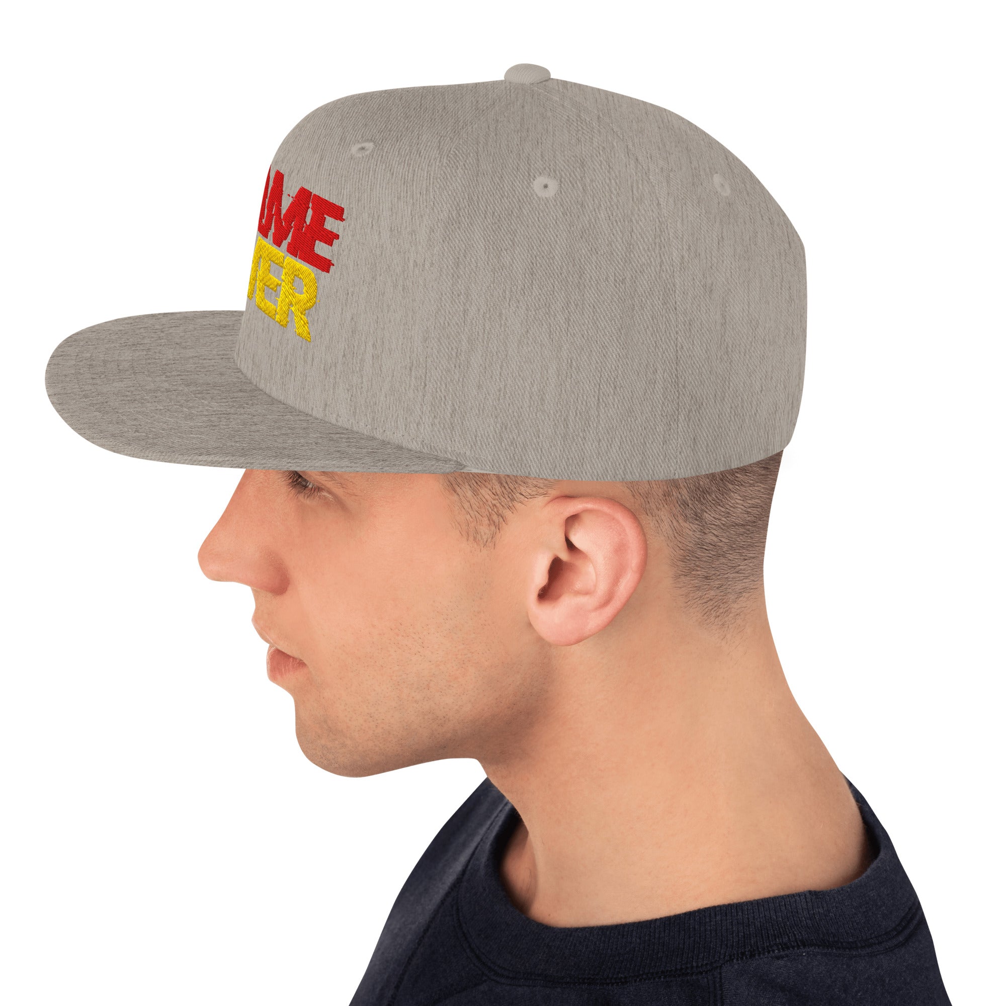 Cappellino Ricamato Unisex Snapback Regolabile – Design Game Over-Biiply
