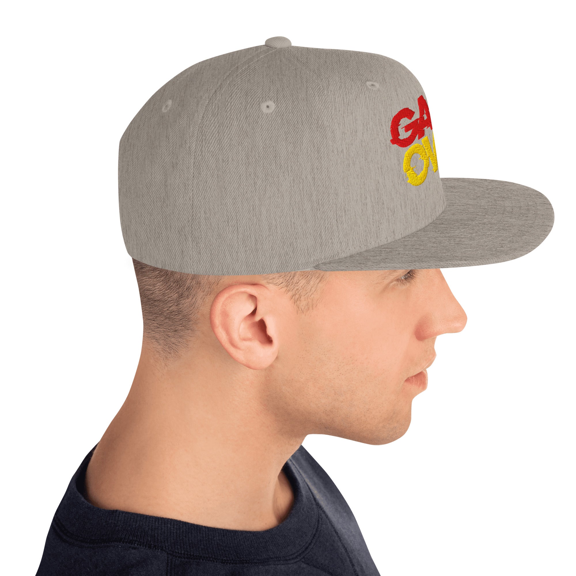 Cappellino Ricamato Unisex Snapback Regolabile – Design Game Over-Biiply