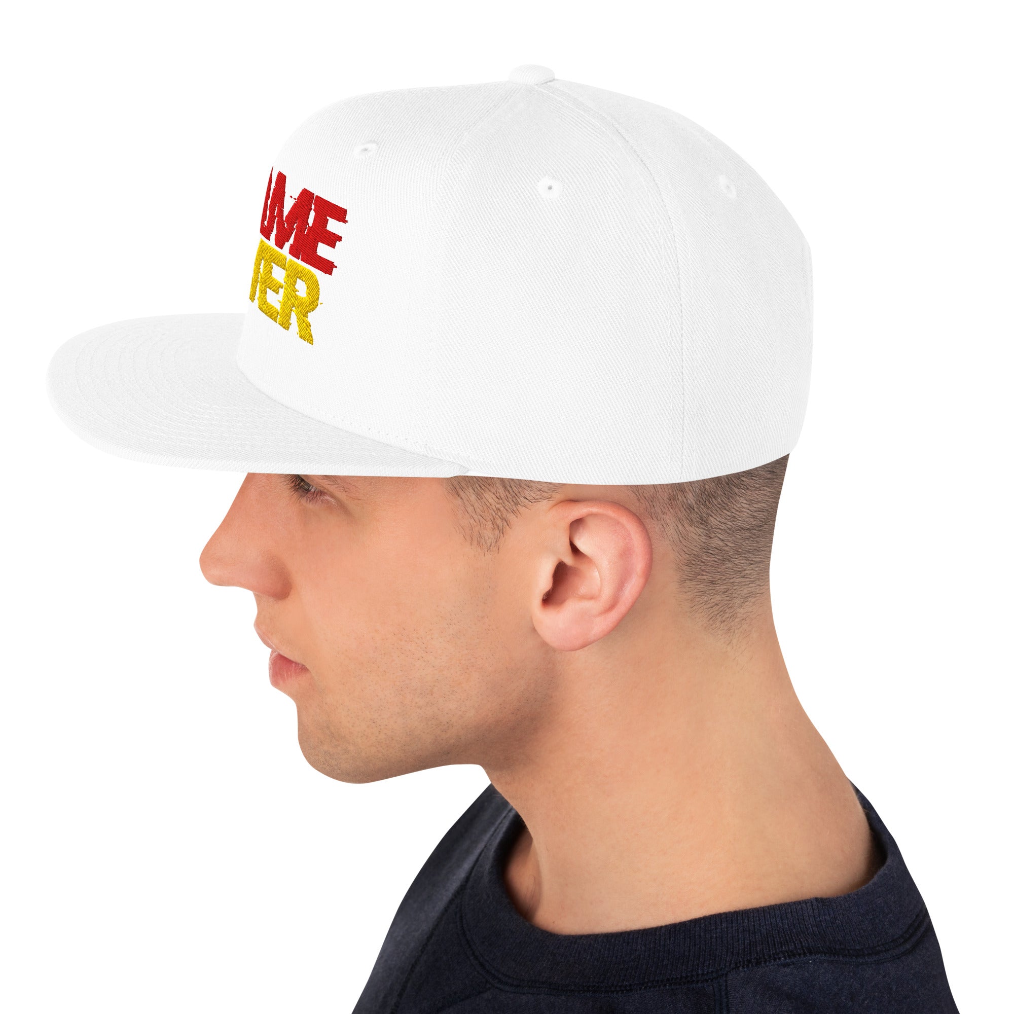 Cappellino Ricamato Unisex Snapback Regolabile – Design Game Over-Biiply