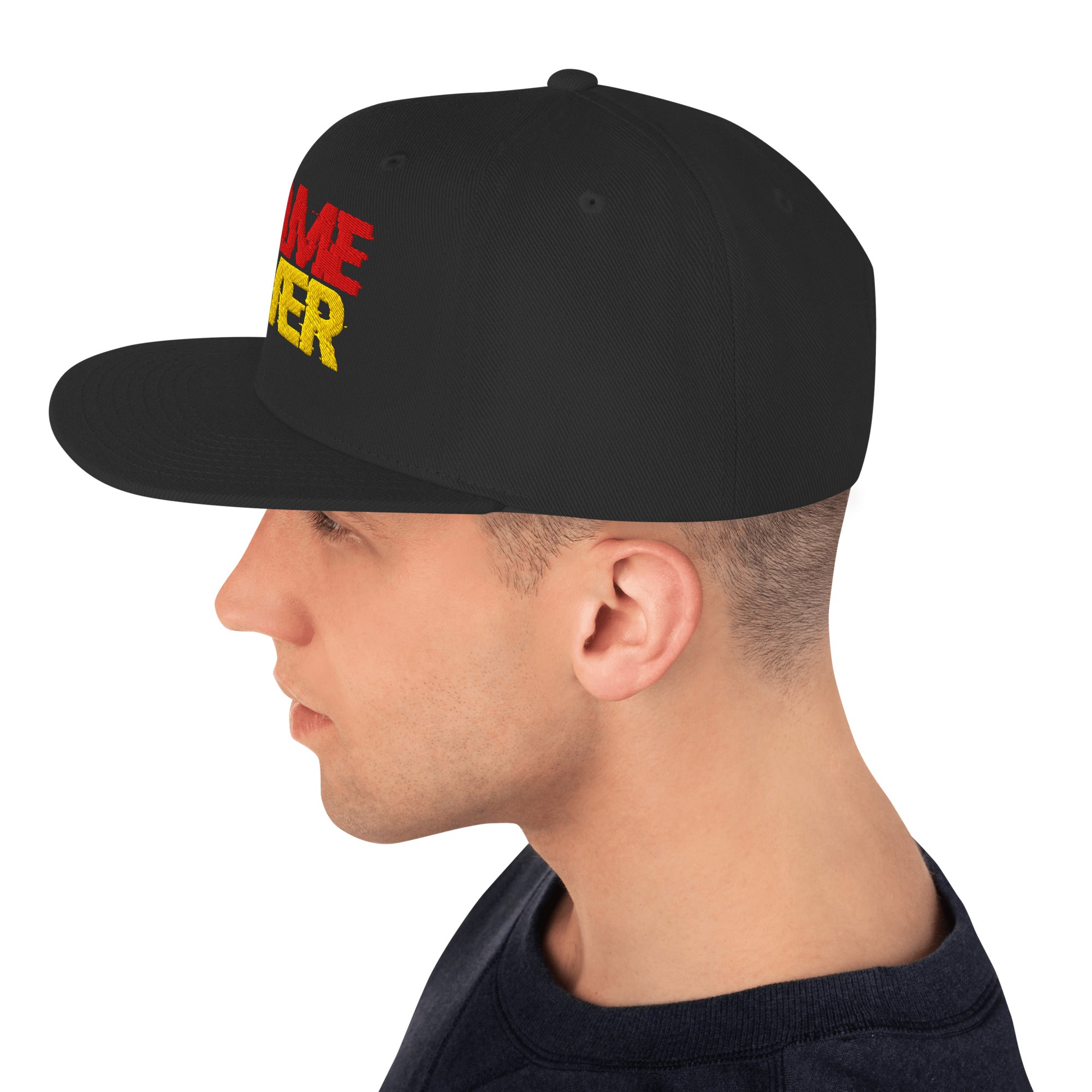 Cappellino Ricamato Unisex Snapback Regolabile – Design Game Over-Biiply