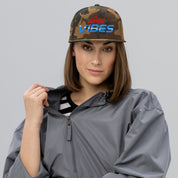 Cappellino Ricamato Unisex Snapback Regolabile – Design Good Vibes-Biiply