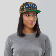 Cappellino Ricamato Unisex Snapback Regolabile – Design Pustaz-Biiply
