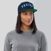 Cappellino Ricamato Unisex Snapback Regolabile – Design Pustaz-Biiply